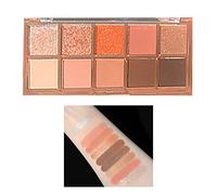 Eyeshadow Glitter Sequins Pearl Color Cosmetics Daily Party Ten Colors Eyeshadow Pearl Sequins Sweatproof Not Easy to Fall Off High 10