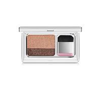 Eyeshadow Lazy Double Colors Glitter Eyeshadow Waterproof Long Lasting for Beginner Pearl Camel Double Colors Glitter Eye Shadow Palette Eyeshadow with Glitter Two-Color Eyeshadow