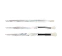 Eyeshadow Makeup Brushes, Crystal for Eye Synthetic Bristle Blending Crease Eye Brush Set