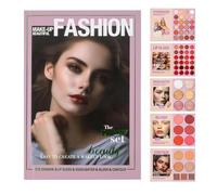 Eyeshadow Makeup Palette, 24 Colors Shimmer Set, Highly Pigmented Waterproof Blush with Strong Shine, Beauty Cosmetic System with Intelligent Design, Glitter Highlighter Tool for Radiant