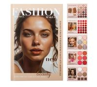 Eyeshadow Makeup Palette, 24-Colour Eye Kit, Multi-Look Highlighter Blush, High Pigment Waterproof Palette with Glitter Shades, Professional Cosmetic Set for Daily Use, Family, Wife, Mother and Girls