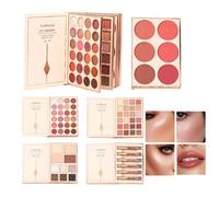 Eyeshadow Makeup Palette - 48 Colours Highlighter Waterproof Book-shaped Makeup Palette Suitable for Women, Girls, Halloween, Daily Life, Party and Travel
