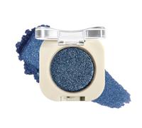 Eyeshadow, Matte Shimmer Glitter Eye Makeup, Highly Pigmented Blendable，#12 | Creamy Silky Texture, Secure Snap Compact, One-Swipe Colour Payoff, Versatile Nudes, Pocket-Sized, Ideal For Pros & Beginners