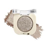 Eyeshadow, Matte Shimmer Glitter Eye Makeup, Highly Pigmented Blendable，#5 | Creamy Silky Texture, Secure Snap Compact, One-Swipe Colour Payoff, Versatile Nudes, Pocket-Sized, Ideal For Pros & Beginners