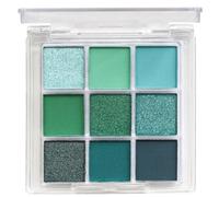 Eyeshadow Palette, 9 Colors Blendable Avocado Green Eyeshadow, Long Lasting & Waterproof Green Makeup for Girls, Women Palette
