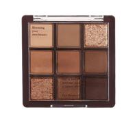 Eyeshadow Palette, 9 Colors Matte Shimmer Eyeshadow Soft Smooth Make Up Eye Shadows Palette, Earth Tone and High Pigmented Nude Makeup Natural Waterproof Long Lasting