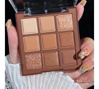 Eyeshadow Palette, Chocolate Eye Shadow Palette Matte Glitter EyeShadow Make-Up palettes, Brown Eye Shadow Pallets For Women, Highly Pigmented Natural Travel Size Eyeshadow Gift For Women Girls Teens