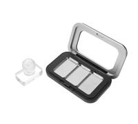 Eyeshadow Palette Empty Magnetic Plastic 3 Slot Tray with Pressing Plate