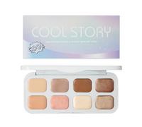Eyeshadow Palette - Eye Shadows Palette - 8 Colors Blendable Matte Shimmer Metallic Eyeshadow Pallet - Long Lasting Blendable Natural Bright Colours Make Up Eye Shadows Cosmetics
