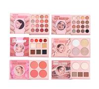Eyeshadow Palette, Long Lasting Matte and Shiny Lip Powder - Makeup Kit with Contour Palette and Blush | for , Birthday, San, Travel, Holiday, Party, Camping, Outdoor,