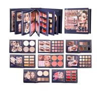 Eyeshadow Palette, Multi-Color Blush Contour Kit, 24x6 Shade Collection with Smooth Pigment, Blendable Cosmetic Texture, Makeup Set with Sleek Design, Women for Travel Party Use