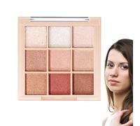 Eyeshadow Palette | Professional 9 Colour Eyeshadow Makeup | Highly Pigmented Glitter Durable Luxury Shimmer Matte Glitter Makeup Palette for Daily Party Use