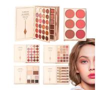 Eyeshadow Palettes | 48 Colours Highlighter Waterproof Book-shaped Makeup Palette - Suitable for Women, Girls, Halloween, Daily Life, Party and Travel