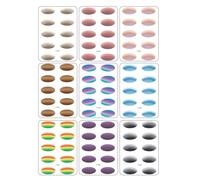 Eyeshadow Patches, Adhesive Strips, 5.83x8.19 inches Skin Friendly Sheets, 9Pack Set, Easy Application, Temporary Makeup Aid, Perfect for Girls, Girlfriend, Gathering, Event, Stage, Travel, Dating