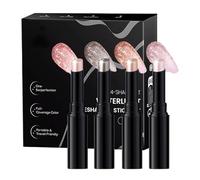 Eyeshadow Pencil | 4 Piece Jelly Makeup Pen for Face, Eye Highlighter Stick | for Party, Going Out, Date, Wedding, Travel, Holiday, Stage, Leisure, Daily Life