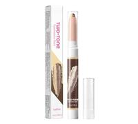 Eyeshadow Pencil, Two Tone Gradient Design, Creamy Shimmer and Metallic Eyeshadow Pencil, Waterproof, Long-Lasting, Neutral and Glittery Smokey Eye Pens for Everyday and Glamour Looks