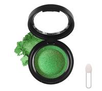 Eyeshadow Single Shimmer Make-Up Fine Powder Palette Eyeshadow, High Pigment Long-lasting Sweatproof Single Eye Shadow (Green)