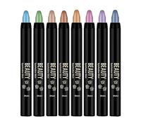 Eyeshadow Stick - 8 Pieces Glitter Eyeshadow Pencil | Smudge Proof Sticks Ultra Creamy Lightweight Blendable Highlighter for Makeup for Women and Girls