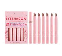 Eyeshadow Stick - Double Colors Eye Shadow Crayon, Smooth Blend Cream Pencil | Long Lasting Shimmer Makeup Pen, Waterproof Highlight Tool for Natural Look Daily Party Travel Cosmetic Use