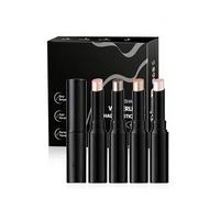 Eyeshadow Stick Pen, Jelly Shimmer Face Makeup, Face Shadow with 4-Piece Cute Design, Eyeshadow Stick for Home Dorm Apartment