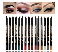 Eyeshadow Stick Set, MKNZOME 15Pcs Shimmer Cream Eyeshadow Pen High Pigmented Eye Shadow Stick Waterproof Long Lasting Eye Makeup Gift for Women Girls