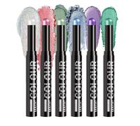 Eyeshadow Stick Set - Shimmer Eye Pencil, Waterproof Eyeshadow Tool | Longwear Smooth Cream Stick, Six Deep Eye Make-Up Collection for Travel Cosmetics Beauty Daily Routines and