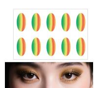 Eyeshadow Stickers, Eye Makeup Patches, 8.19x5.83x0.04 Inches Shadow Transfer Decals, Waterproof Design, Easy Application for Women Parties Performances Festivals Photoshoots Events