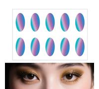 Eyeshadow Stickers, Eye Makeup Patches, 8.19x5.83x0.04 Inches Shadow Transfer Decals, Waterproof Design, Easy Application for Women Parties Performances Festivals Photoshoots Events