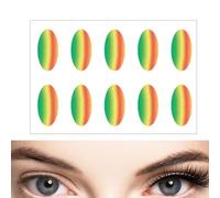 Eyeshadow Stickers, Waterproof Shadow Patches, 8.19x5.83in Long Lasting Makeup Decals, Easy Peel Apply, Multi Style Design for Ladies, Girls, Wives, Mothers, Beginners, Travel, Dating
