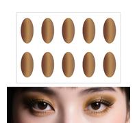 Eyeshadow T Attoo Stickers, Shadow Eye Patches, Eyeshadow Makeup Patches, Lightweight and Comfortable, Long-Lasting Decals, 8.19x5.83x0.04inch, for Ladies and Girls