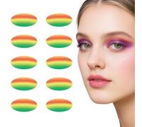 Eyeshadow Tattoo Stickers, Glitter Temporary EyeshadowTattoo Stickers Waterproof TransferableEyeshadow Eyeliner TattooWomen Girls Eye Face Makeup Decoration For Festival Party Eye Decor (#7)