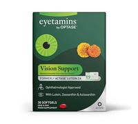 Eyetamins Vision Support Advanced Antioxidant Eye Supplement with Lutein, Zeaxanthin & Astaxanthin, Vitamins C, D & E, Zinc & Copper - Supports Healthy Vision and Eye Health, 30 Softgels