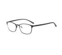 Eyetary TR90 Flexible Temples Ultra Thin Frame Noline Bifocal Progressive Multifocus Glasses 3 Levels Vision Reading Glasses Blue Light Blocking Computer Readers,BlackFrame,+1.50