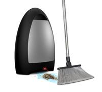 EyeVac Home: Professional Clean for The Home - Touchless Stationary Vacuum, Dual High Efficiency Filtration, Corded, Bagless, Automatic Sensors, 1000 Watt- Matte Black