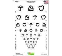 EyeWalls Kids Peel and Stick 9†x14†Eye Test Chart