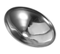 Eyewash Basin Replacement Stainless Steel for Emergency Stations | Dn32 Male Threaded Mount, Polished Silver Finish, Factory and Laboratory Use, Heavy Duty Build