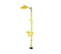 Eyewash Station Kit, Emergency Eyewash Shower for Industrial Use, ABS Plastic, Ideal for Hazardous Material Cleaning in Construction
