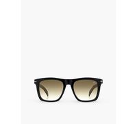 Eyewear By David Beckham Mens Black Havana Gold 7000/s Square-frame Acetate Sunglasses