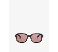 Eyewear By David Beckham Mens Eyewear By David Beckham Db 7147/S Wr9 Square-Frame Acetate Sunglasses Brown Havana