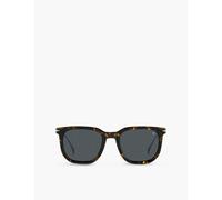 Eyewear By David Beckham Mens Havana Dark Ruthenium 7119/s Rectangle-frame Acetate Sunglasses