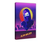 EYEZER Alan Walker 1 Canvas Poster Bedroom Decor Sports Landscape Office Room Decor Gift Frame-style 08x12inch(20x30cm)