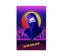 EYEZER Alan Walker 1 Canvas Poster Wall Art Decor Print Picture Paintings for Living Room Bedroom Decoration Unframe-style 12x18inch(30x45cm)