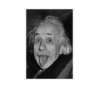 EYEZER Albert Einstein Canvas Poster Bedroom Decor Sports Landscape Office Room Decor Gift Unframe-style 12x18inch(30x45cm)