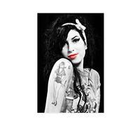 EYEZER Amy Winehouse Lips Red Art Canvas Poster Wall Art Decor Print Picture Paintings for Living Room Bedroom Decoration Unframe-style 12x18inch(30x45cm)