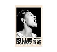 EYEZER Billie Holiday Wall Art Black & White Poster(1) Canvas Poster Bedroom Decor Sports Landscape Office Room Decor Gift Unframe-style 12x18inch(30x45cm)