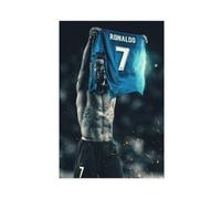 EYEZER Cristiano Ronaldo - Soccer Player Poster Canvas Poster Wall Art Decor Print Picture Paintings for Living Room Bedroom Decoration Unframe-style 12x18inch(30x45cm)