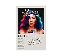 EYEZER Exclusive Art Singer Marina Diamandis Music Cover FROOT Poster Canvas Poster Wall Art Decor Print Picture Paintings for Living Room Bedroom Decoration Unframe-style 12x18inch(30x45cm)