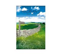 EYEZER Poster of The Path to Hadrian's Wall Canvas Poster Bedroom Decor Sports Landscape Office Room Decor Gift Unframe-style 08x12inch(20x30cm)