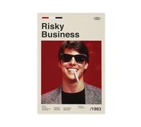 EYEZER Risky Business Vintage Minimalist Movie Poster Canvas Poster Wall Art Decor Print Picture Paintings for Living Room Bedroom Decoration Unframe-style 08x12inch(20x30cm)