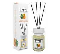 EYFEL Reed Diffuser Set - Amber & Patchouli Scent, 4.05 fl oz Oil Diffuser With Sticks for Home and Bathroom, Authentic
